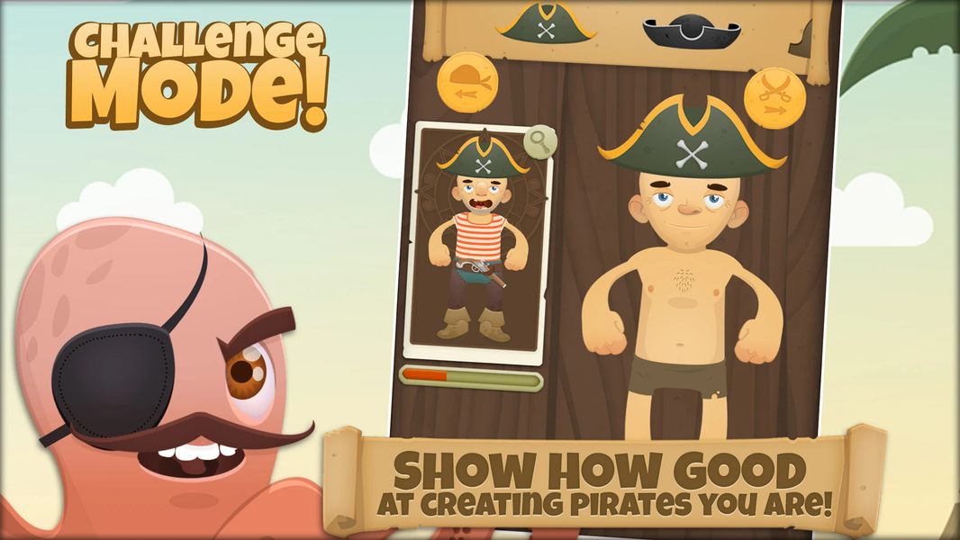 1000 Pirates Dress Up for Kids - Gameplay image of android game