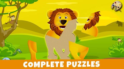 Savanna - Puzzles and Coloring - Gameplay image of android game
