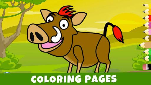Savanna - Puzzles and Coloring - Gameplay image of android game