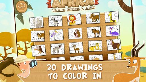 Africa Animals Games for Kids - عکس بازی موبایلی اندروید