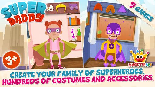 Super Daddy - Dress Up a Hero - Gameplay image of android game