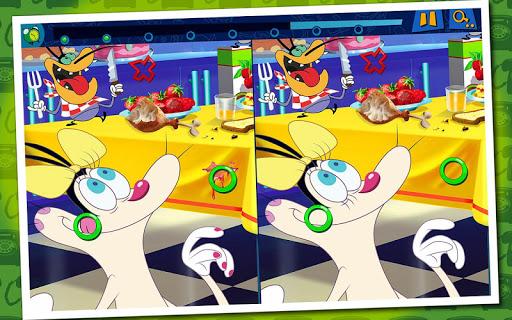 Oggy and the Cockroaches - Spot The Differences - Gameplay image of android game