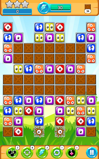 Blob Party - Match 3 game - Gameplay image of android game