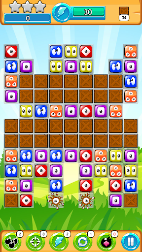 Blob Party - Match 3 game - Gameplay image of android game