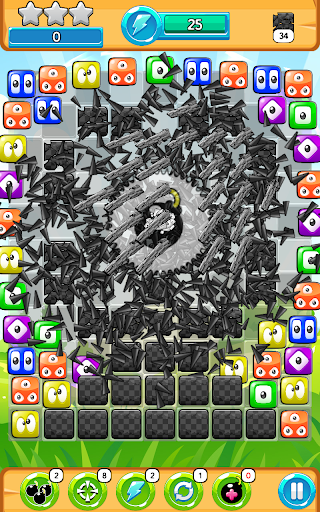 Blob Party - Match 3 game - Gameplay image of android game