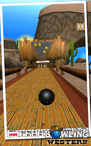 Bowling Western - Gameplay image of android game