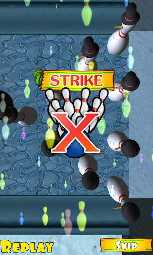 Bowling XMas - Gameplay image of android game