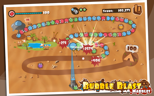 Bubble Blast Marbles - Gameplay image of android game