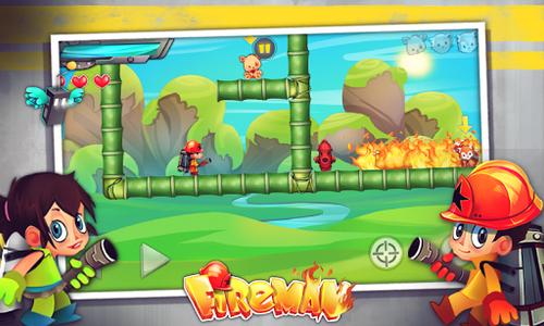 Fireman - Gameplay image of android game
