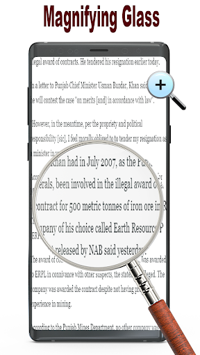 Magnifying glass with light - Magnifier - Image screenshot of android app