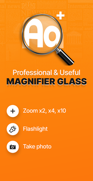 Magnifier Magnifying Glass 10x - Image screenshot of android app