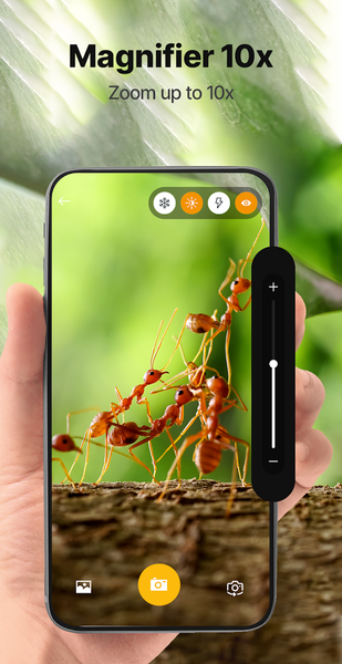 Magnifier Magnifying Glass 10x - عکس برنامه موبایلی اندروید