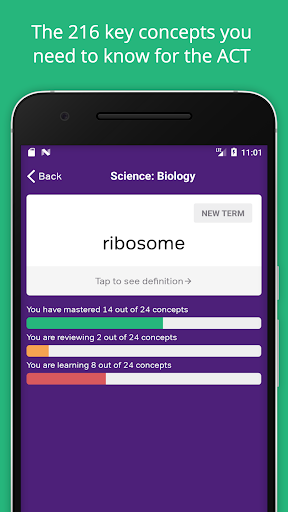 ACT Flashcards, SAT / ACT Prep - عکس برنامه موبایلی اندروید