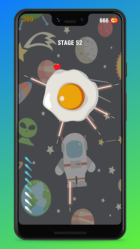 🔪Knife Throw Royale 2: Knife throw game Challenge - Gameplay image of android game