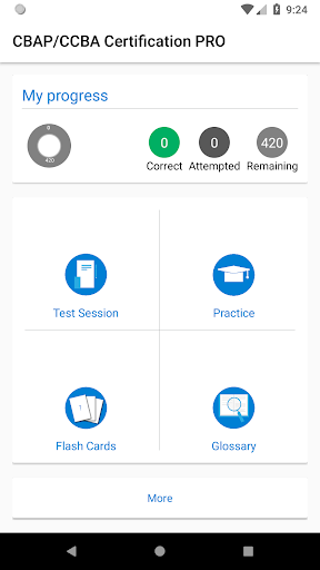 CBAP / CCBA Certified Business Analysis - Image screenshot of android app