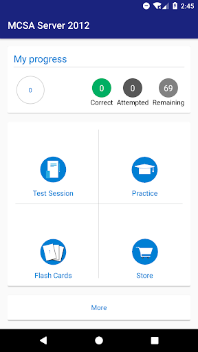 MCSA 70-410, 70-411, 70-412 - Image screenshot of android app