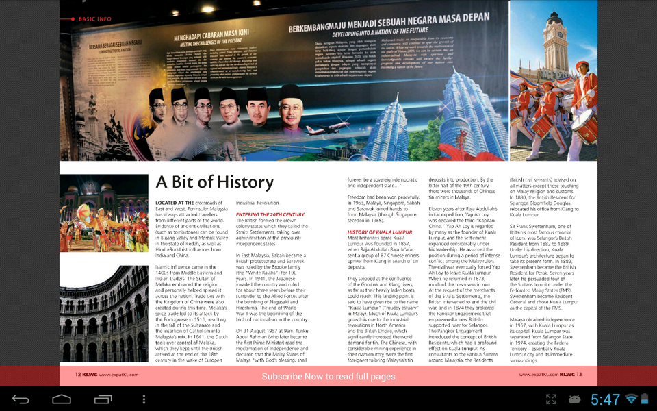 KL Welcome Guide - Image screenshot of android app