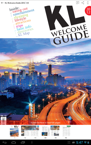 KL Welcome Guide - Image screenshot of android app