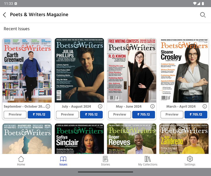 Poets & Writers Magazine - عکس برنامه موبایلی اندروید