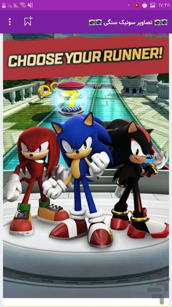 Sonic stone cartoon + photos - Gameplay image of android game