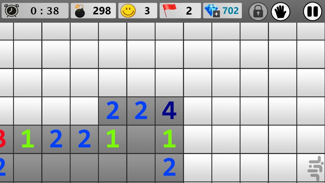 bomb explosion (Puzzle game) - Gameplay image of android game