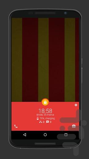 طراحی قفل صفحه نمایش - Image screenshot of android app