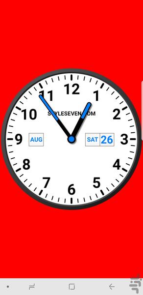 والپیپر زنده ساعت - عکس برنامه موبایلی اندروید