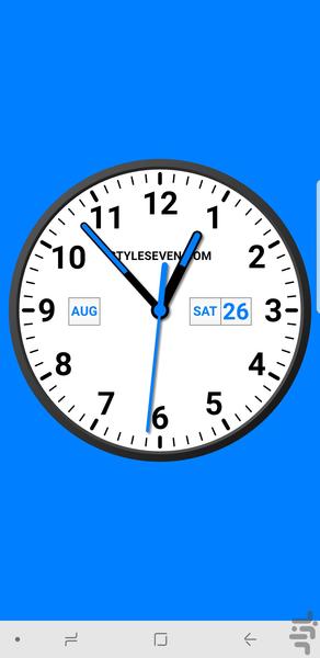 والپیپر زنده ساعت - عکس برنامه موبایلی اندروید
