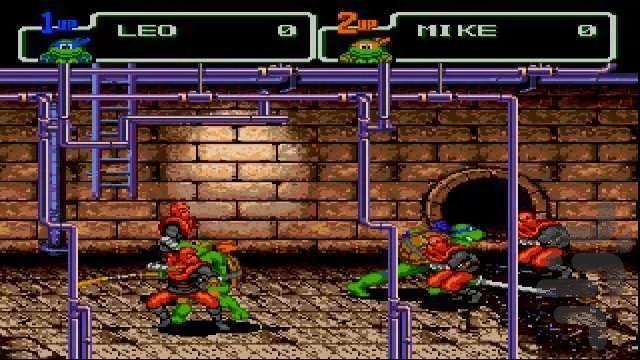 بازی لاک پشت های نینجا - Gameplay image of android game