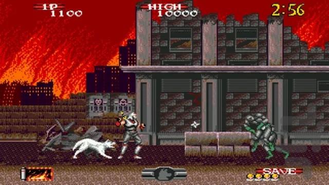 بازی نینجا و سگ شجاع - Gameplay image of android game