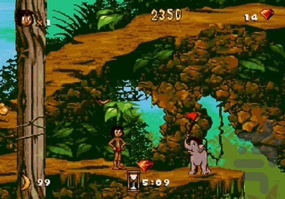بازی پسر جنگل سگا - Gameplay image of android game