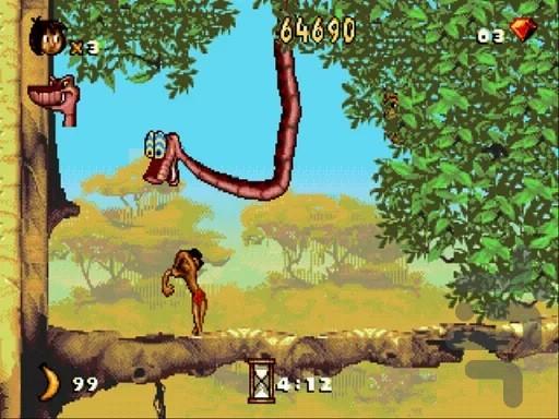 بازی پسر جنگل سگا - Gameplay image of android game