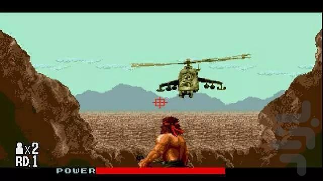 بازی رامبو 3 - Gameplay image of android game