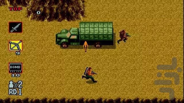 بازی رامبو 3 - Gameplay image of android game