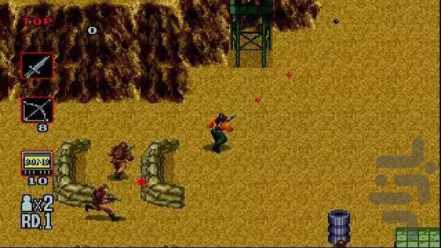 بازی رامبو 3 - Gameplay image of android game