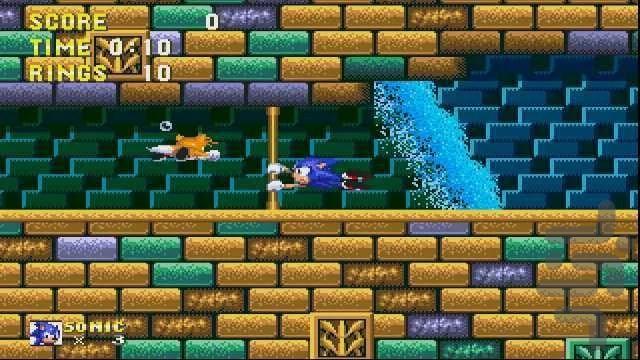 بازی سونیک 3 - Gameplay image of android game