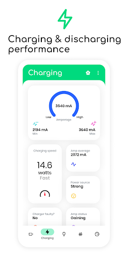 Electron: battery health info - عکس برنامه موبایلی اندروید