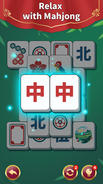 Mahjong Solitaire: Match Games - Gameplay image of android game