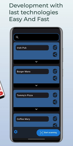 Scan restaurant menu - QR Code - Image screenshot of android app