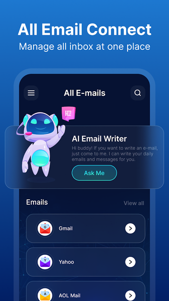 All Email Connect - Image screenshot of android app