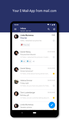 mail.com: Mail app & Cloud - Image screenshot of android app