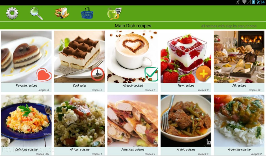 Main Dish recipes - عکس برنامه موبایلی اندروید