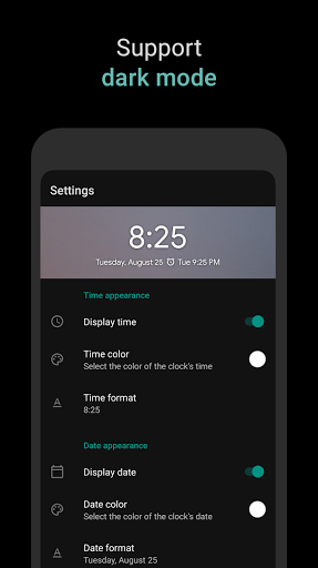 Digital Clock Widget - عکس برنامه موبایلی اندروید