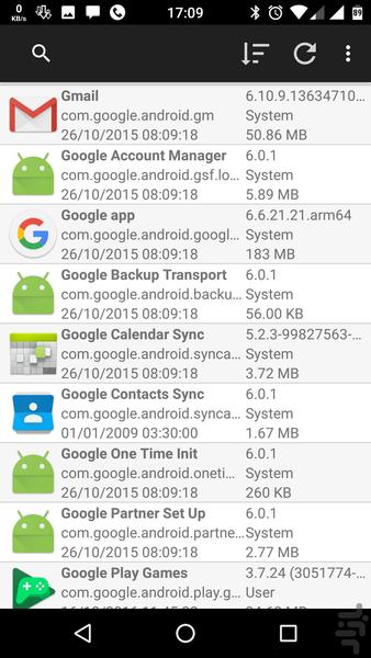 Applications Info pro - Image screenshot of android app