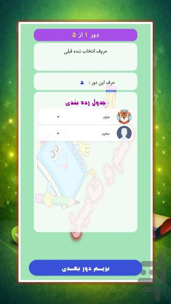 اسم فامیل|گروهی و چندنفره - عکس بازی موبایلی اندروید