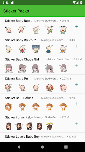 Best Funny Babies Sticker Pack  WASticker New 2019 - Image screenshot of android app