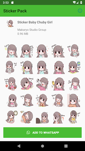 Best Funny Babies Sticker Pack WASticker New 2019 - Image screenshot of android app
