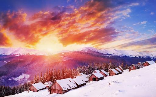 Snowflakes Live Wallpaper - عکس برنامه موبایلی اندروید