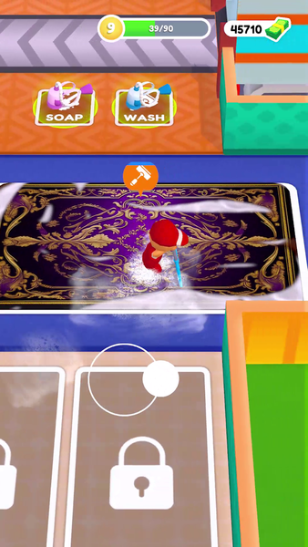 Carpet Cleaning ASMR - Gameplay image of android game