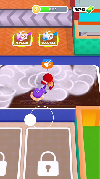 Carpet Cleaning ASMR - Gameplay image of android game
